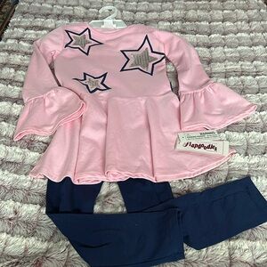 Flapdoodles 2 pc outfit size 6